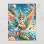 Thaise fee briefkaart (Voorkant)