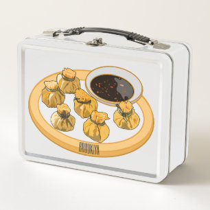 Thaise garnalen cartoon illustratie