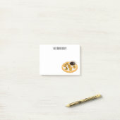 Thaise garnalen cartoon illustratie post-it® notes (Op bureau)