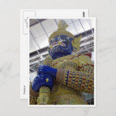 thaise goudgesteente briefkaart (Voorkant / Achterkant)