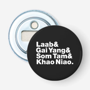 Thaise Isaanstraatvoedsel Button Flesopener