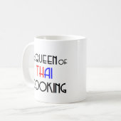 thaise kookkoningin koffiemok (Voorkant links)