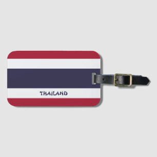 Thaise Nationale Vlaggepatriottische vlag Bagagelabel
