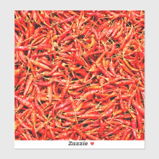 Thaise paprika's sticker (Vel)