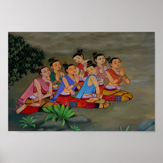 Thaise rechtbank dames poster (Voorkant)