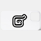 Thaise script nummer 2 / Twee / ๒ (Song) Case-Mate iPhone Case (Achterkant (horizontaal))
