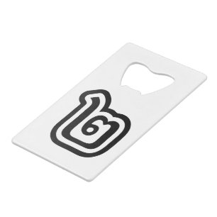 Thaise script nummer 2 / Twee / ๒ (Song) Kredietkaart Flessenopener