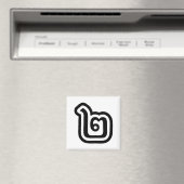 Thaise script nummer 2 / Twee / ๒ (Song) Magneet (Insitu (Vaatwasser))