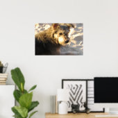 Thaise Strandhond Poster (Thuiskantoor)