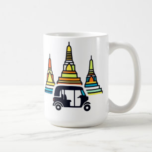 Thaise Tempels En Tuk Tuks Koffiemok
