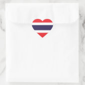 Thaise/Thaise vlag Hart Sticker (Tas)