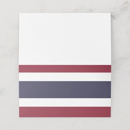 Thaise vlag (Buitenkant ongevouwen)