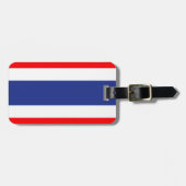 Thaise vlag bagagelabel (Voorkant horizontaal)