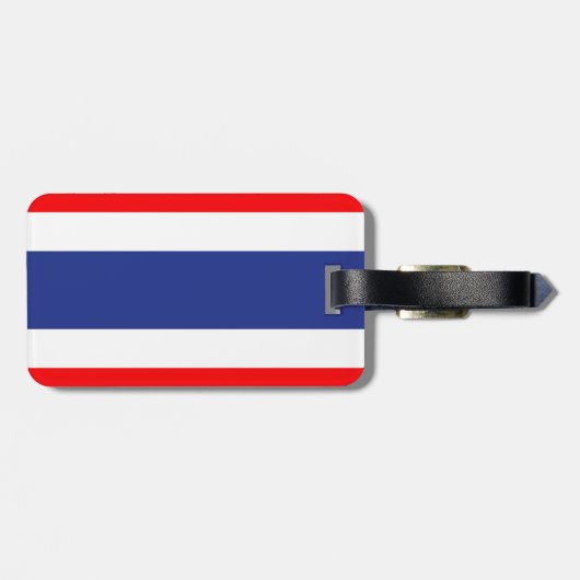 Thaise vlag bagagelabel (Achterkant horizontaal)