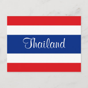 Thaise vlag briefkaart