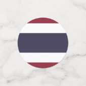 Thaise vlag confetti (Kleine voorkant)