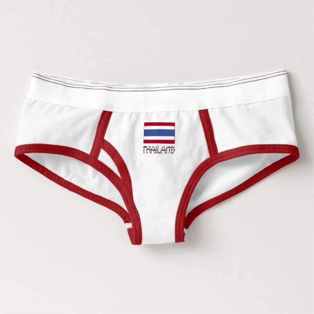 Thaise vlag en Thailand Slip (Voorkant)