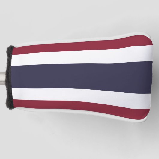 Thaise vlag golfheadcover (Voorkant)