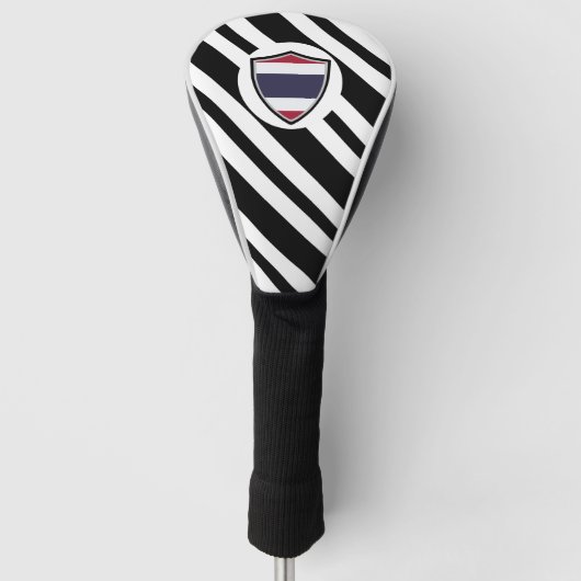 Thaise vlag golfheadcover (Voorkant)