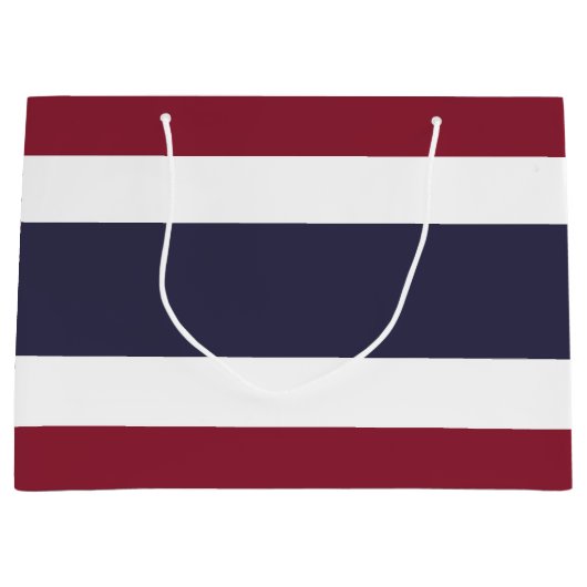 Thaise vlag groot cadeauzakje (Voorkant)