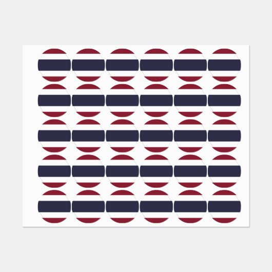 Thaise vlag labels (Vel)