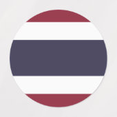 Thaise vlag labels (Design 1)