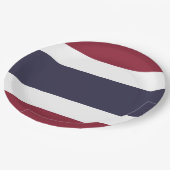 Thaise vlag papieren bordje (Gekanteld)