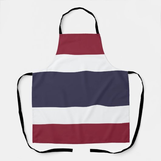 Thaise vlag schort (Voorkant)