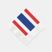 Thaise vlag servetten (Hoek)