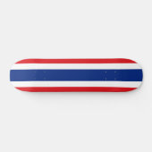 Thaise vlag skateboard (Horizontaal)