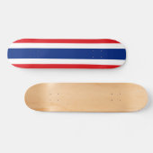 Thaise vlag skateboard (Horizontaal)