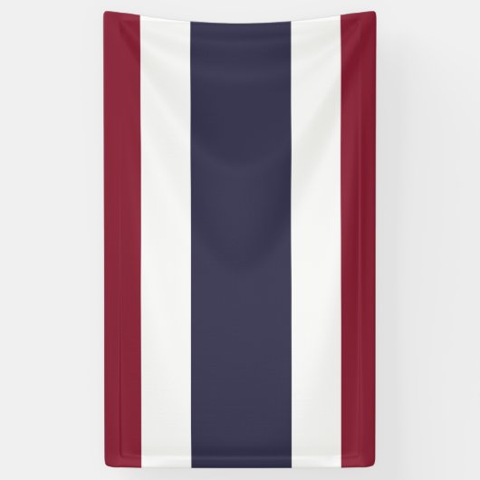 Thaise vlag spandoek (Verticaal)