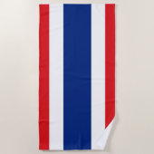 Thaise vlag strandlaken (Voorkant)