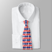 Thaise Vlag Stropdas (Gebonden)