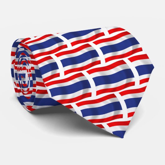 Thaise Vlag Stropdas (Opgerold)