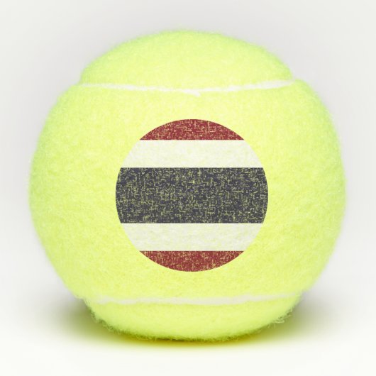 Thaise vlag tennisballen (Voorkant)