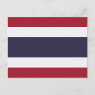 Thaise vlag (Thailand) Briefkaart