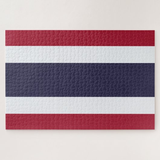 Thaise vlag (Thailand) Legpuzzel (Horizontaal)