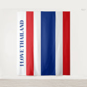 Thaise vlag wandkleed (Voorkant)