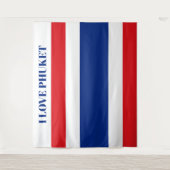 Thaise vlag wandkleed (Voorkant)