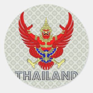 Thaise wapenstilstand ronde sticker
