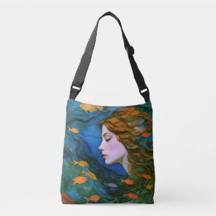 "Thalassa" - Vrouwen in het water Crossbody Tas