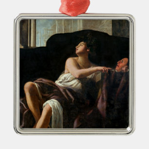 Thalia, Muse of Comedy Metalen Ornament
