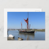 Thames Barge Sailing Boat Briefkaart (Voorkant / Achterkant)