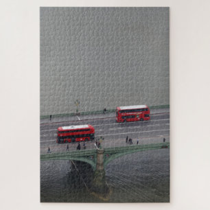 Thames Bridge & Buses London Jigzaag Puzzle Legpuzzel