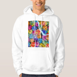 Thane Maharashtra Kaart Hoodie