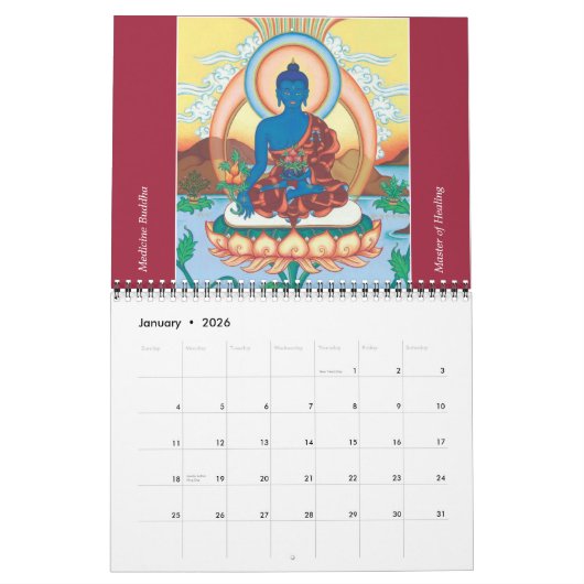 Thangka Art Calendar 2015 Kalender (Jan 2026)