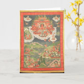 Thangka van het Paradijs van Amitabha Kaart (Gele Bloem)