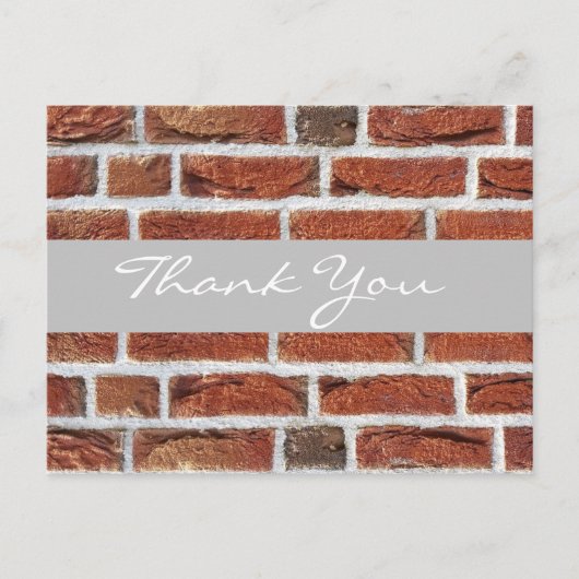 Thank To new Customer. Briefkaart (Voorkant)