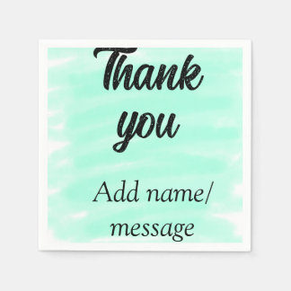 Thank you add name message simple stylish calligra servet